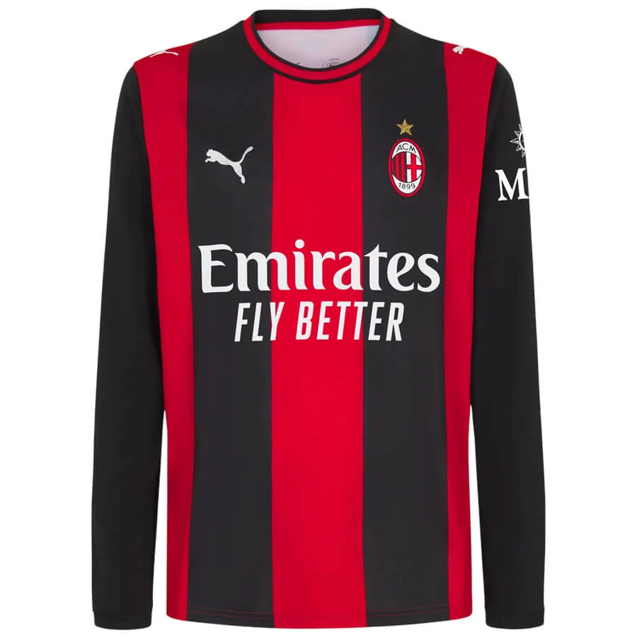 Futbalový Dres AC Milan Domáci 2026/27 Christian Pulisic 11 Pánsky Dlhý Rukáv 2 Futbalový Dres AC Milan Domáci 2026/27 Christian Pulisic 11 Pánsky Dlhý Rukáv-1
