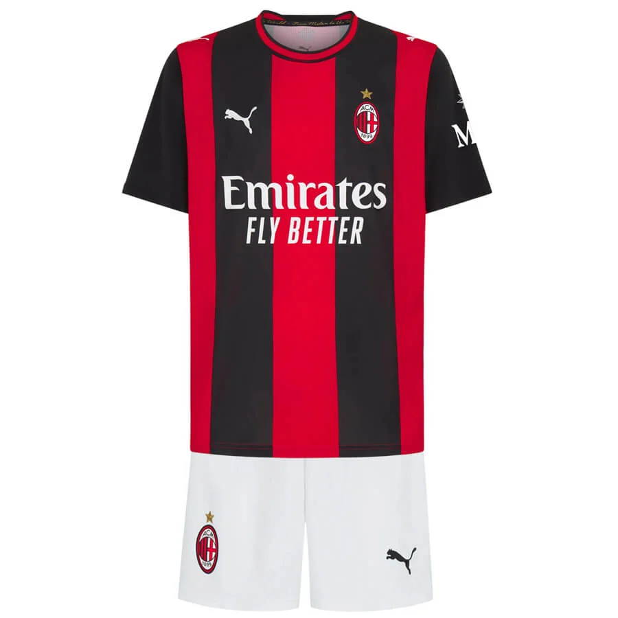 Detské Futbalový Dres AC Milan Domáci 2026/27 Komplet 1 Detské Futbalový Dres AC Milan Domáci 2026/27 Komplet