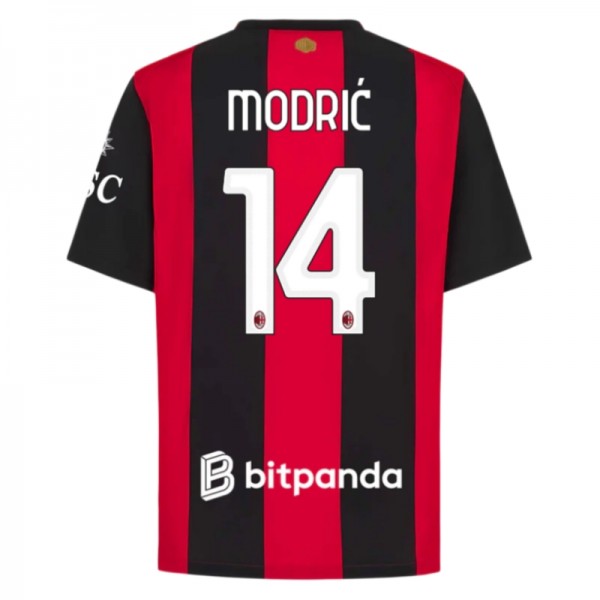 Futbalový Dres AC Milan Domáci 2026/27 Luka Modrić 14 Pánsky 1 Futbalový Dres AC Milan Domáci 2026/27 Luka Modrić 14 Pánsky