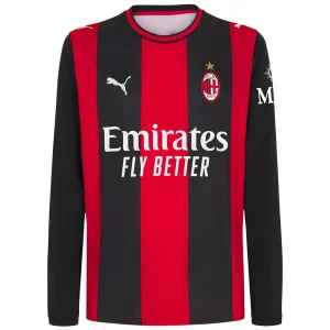 Futbalový Dres AC Milan Domáci 2026/27 Pánsky Dlhý Rukáv