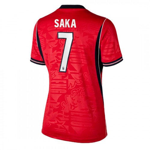 Futbalový Dres Anglicko MS 2026 Bukayo Saka #7 Vonkajší Ženy 1 Futbalový Dres Anglicko MS 2026 Bukayo Saka #7 Vonkajší Ženy