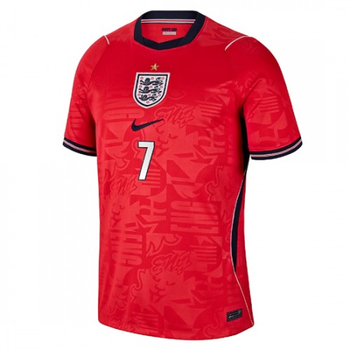 Anglicko Vonkajší MS 2026 Bukayo Saka #7 futbalové dresy Krátky Rukáv 2 Anglicko Vonkajší MS 2026 Bukayo Saka #7 futbalové dresy Krátky Rukáv - Afbeelding 2