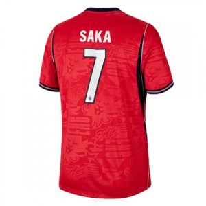 Anglicko Vonkajší MS 2026 Bukayo Saka #7 futbalové dresy Krátky Rukáv