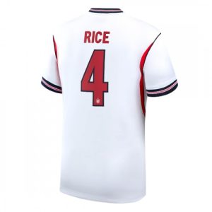 Anglicko Domáci MS 2026 Declan Rice #4 futbalové dresy Krátky Rukáv