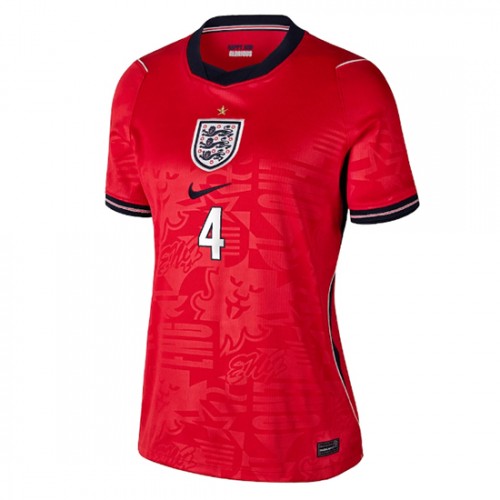 Futbalový Dres Anglicko MS 2026 Declan Rice #4 Vonkajší Ženy 2 Futbalový Dres Anglicko MS 2026 Declan Rice #4 Vonkajší Ženy – Obrázok 2