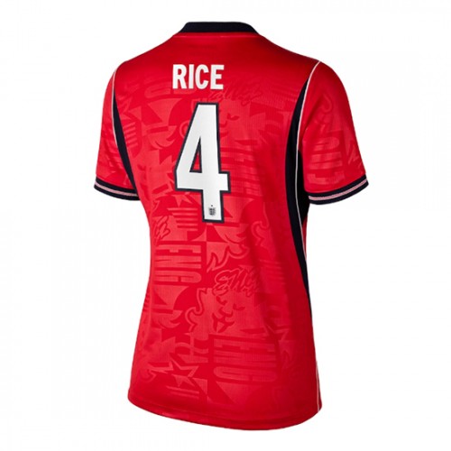 Futbalový Dres Anglicko MS 2026 Declan Rice #4 Vonkajší Ženy 1 Futbalový Dres Anglicko MS 2026 Declan Rice #4 Vonkajší Ženy
