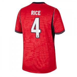 Anglicko Vonkajší MS 2026 Declan Rice #4 futbalové dresy Krátky Rukáv