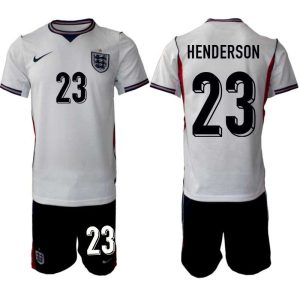 Fußballtrikots England WM 2026 Dean Henderson #23 Heim Herren-Set