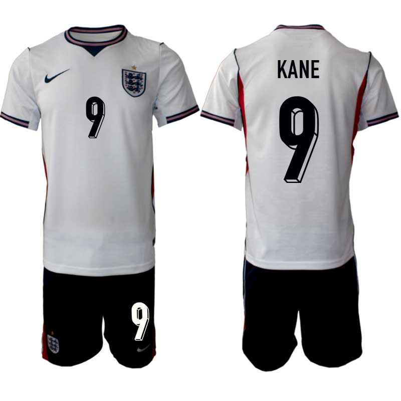 Voetbalshirts Engeland WK 2026 Harry Kane #9 thuis heren set 2 Futbalový dresy Anglicko MS 2026 Harry Kane #9 domáci pánsky set - Afbeelding 2
