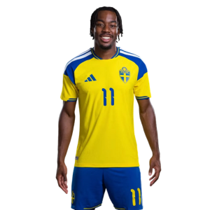 Pánsky Futbalový Dres Komplet Švédsko MS 2026 Domáci Anthony Elanga 11