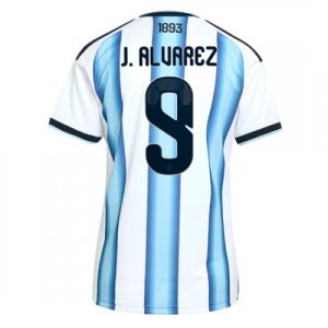 Futbalový Dres Argentína MS 2026 Julian Alvarez #9 Domáci Ženy