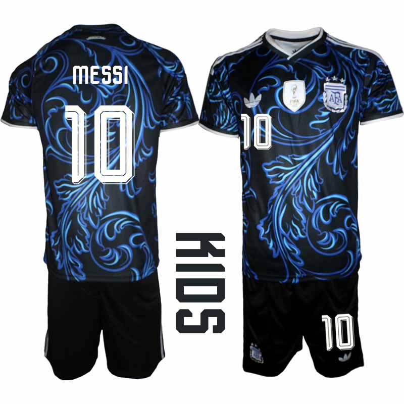 Detský Futbalový Komplet Argentína Lionel Messi #10 MS 2026 Vonkajší 1 Detský Futbalový Komplet Argentína Lionel Messi #10 MS 2026 Vonkajší a Šortky