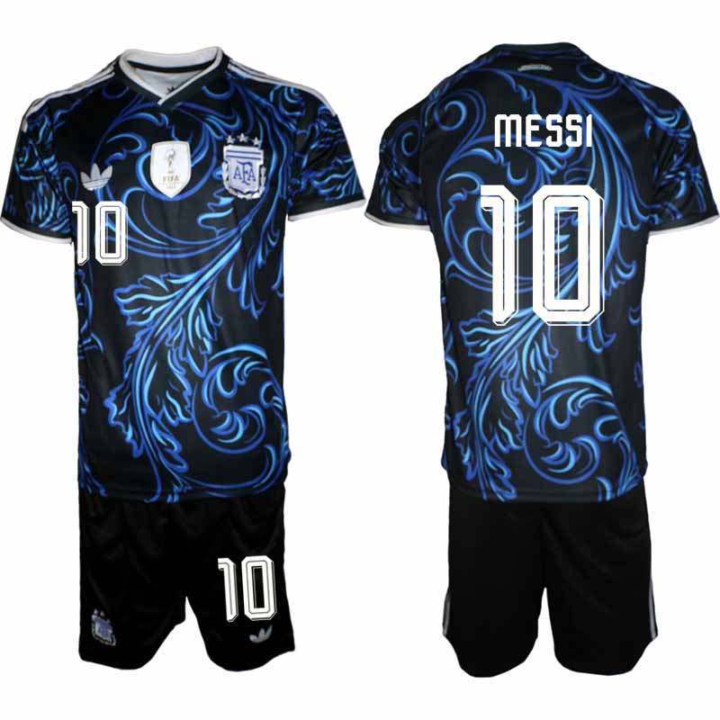 Pánsky Futbalový Komplet Lionel Messi #10 Argentína MS 2026 Vonkajší 1 Pánsky Futbalový Komplet Lionel Messi #10 Argentína MS 2026 Vonkajší a Šortky