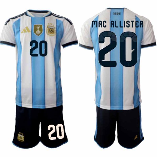 Fußballtrikot Argentinien WM 2026 Alexis Mac Allister #20 Zuhause Herren Komplett 1 Fußballtrikot Argentinien WM 2026 Alexis Mac Allister #20 Zuhause Herren Komplett