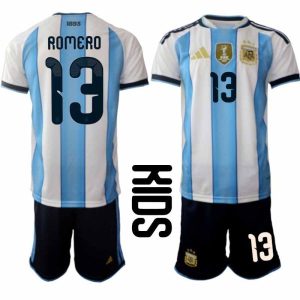 Argentinien Fußballset Cristian Romero #13 WM 2026 Heimkind