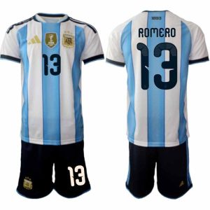 Argentinien WM 2026 Cristian Romero #13 Heimtrikot Herren Komplett