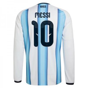 Futbalový dresy Argentína MS 2026 Domáci – Lionel Messi #10 Pánsky Dlhý Rukáv