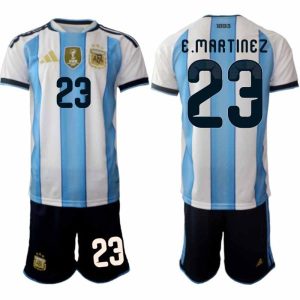 Fußball-Set Argentinien WM 2026 Emiliano Martínez #23 Heim Herren