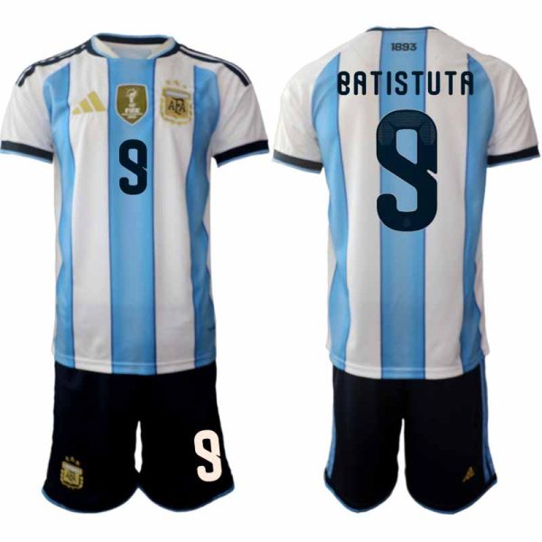 Voetbalset Argentinië WK 2026 Gabriel Batistuta #9 Thuis Heren 1 Voetbalset Argentinië WK 2026 Gabriel Batistuta #9 Thuis Heren