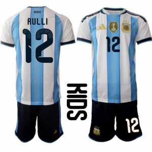 Futbolový Komplet Argentína MS 2026 Gerónimo Rulli #12 Domáci Detský