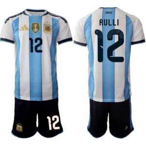 Fußballset Argentiniens WM 2026 Gerónimo Rulli #12 Heim Herren