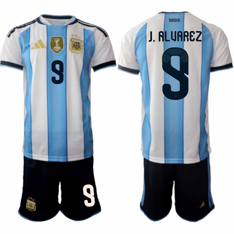 Futbalový set Argentína MS 2026 Julián Alvarez 9 Domáci Pánsky 2 Futbalový set Argentína MS 2026 Julián Alvarez 9 Domáci Pánsky – Obrázok 2