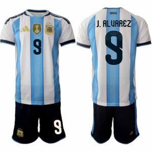 Fußball-Set Argentinien WM 2026 Julián Álvarez 9 Heim Herren