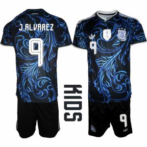 Detske dresy Komplet Argentína MS 2026 Julián Álvarez #9 Vonkajší a Šortky