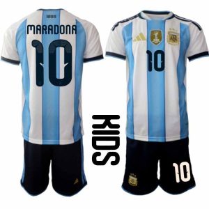 Futbolový Komplet Argentína MS 2026 Maradona #10 Domáci Detský