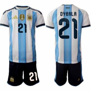 Fußball-Set Argentinien WM 2026 Paulo Dybala #21 Heim Herren