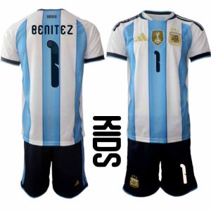 Futbolový Komplet Argentína MS 2026 Walter Benítez #1 Domáci Detský