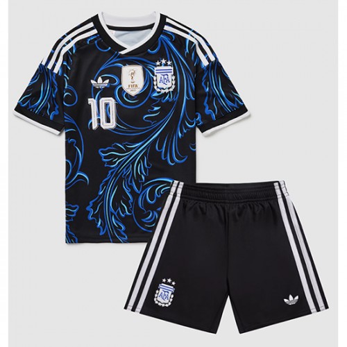 Detský Futbalový dres Lionel Messi #10 Argentína MS 2026 vonkajší komplet 2 Detský Futbalový dres Lionel Messi #10 Argentína MS 2026 vonkajší komplet