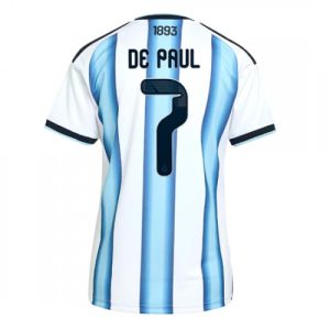 Futbalový Dres Argentína MS 2026 Rodrigo De Paul #7 Domáci Ženy