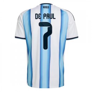 Argentína futbalové dresy MS 2026 Rodrigo De Paul #7 Domáci