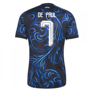 Argentína futbalové dresy MS 2026 Rodrigo De Paul #7 Vonkajší