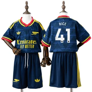Detské futbalové dresy komplet Arsenal 2026/27 Declan Rice 41 Preč