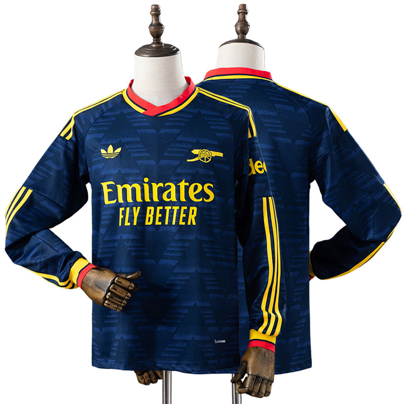 Arsenal 2026/27 Preč dres Pánsky Temnomodrá Dlhý Rukáv 1 Arsenal 2026/27 Preč dres Pánsky Temnomodrá Dlhý Rukáv