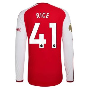 Arsenal Domáci Dres 2026/27 Declan Rice 41 Pánsky Dlhý Rukáv