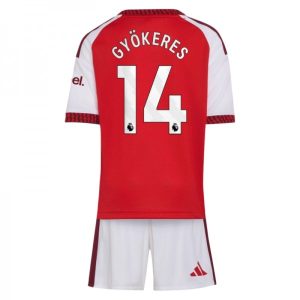 Detské Futbalový Dres Arsenal Domáci 2026/27 Viktor Gyökeres 14 Komplet
