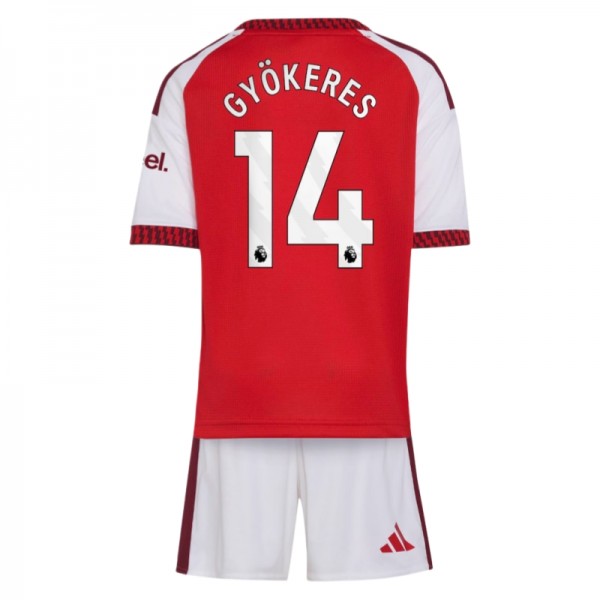 Detské Futbalový Dres Arsenal Domáci 2026/27 Viktor Gyökeres 14 Komplet 1 Detské Futbalový Dres Arsenal Domáci 2026/27 Viktor Gyökeres 14 Komplet