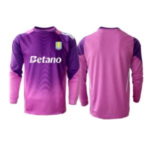 Futbalový dresy Aston Villa 2025/26 Brankársky Fialový – Pánsky Dlhý Rukáv