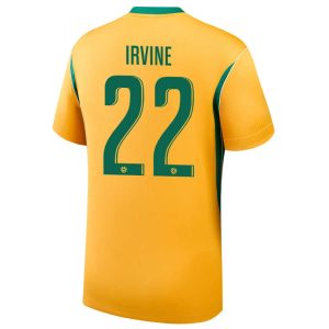 Futbalove dresy Austrália MS 2026 Domáci Jackson Irvine 22 Pánsky
