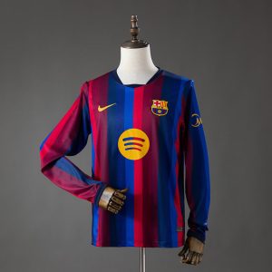 Pánsky Futbalový Dres Barcelona 2026/27 Domáci Dlhý Rukáv