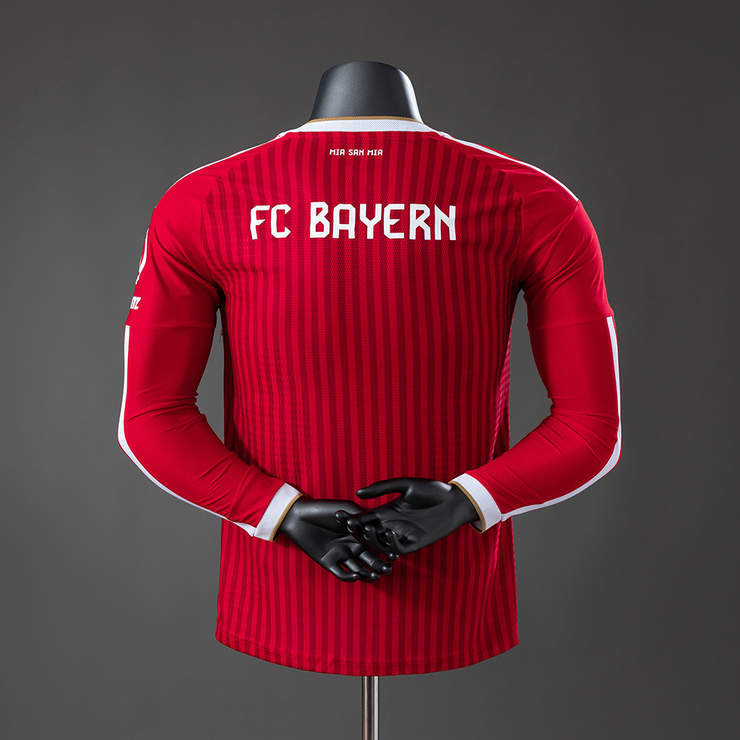 Futbalový Dres Bayern München 2026/27 Domáci Pánsky Verzia pre hráčov s dlhým rukávom 2 Futbalový Dres Bayern München 2026/27 Domáci Pánsky Verzia pre hráčov s dlhým rukávom-1