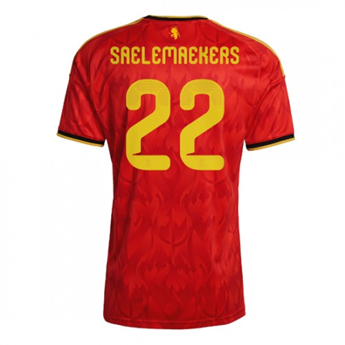 Futbalové dresy Belgicko MS 2026 Alexis Saelemaekers #22 Domáci 1 Futbalové dresy Belgicko MS 2026 Alexis Saelemaekers #22 Domáci