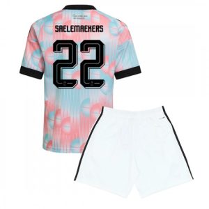 Belgicko Futbalový dres MS 2026 Alexis Saelemaekers #22 Vonkajší Detský Komplet