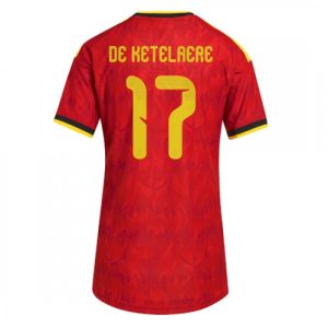 Ženy Futbalový Dres Belgicko Domáci MS 2026 Charles De Ketelaere #17
