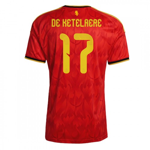 Futbalové dresy Belgicko MS 2026 Charles De Ketelaere #17 Domáci 1 Futbalové dresy Belgicko MS 2026 Charles De Ketelaere #17 Domáci