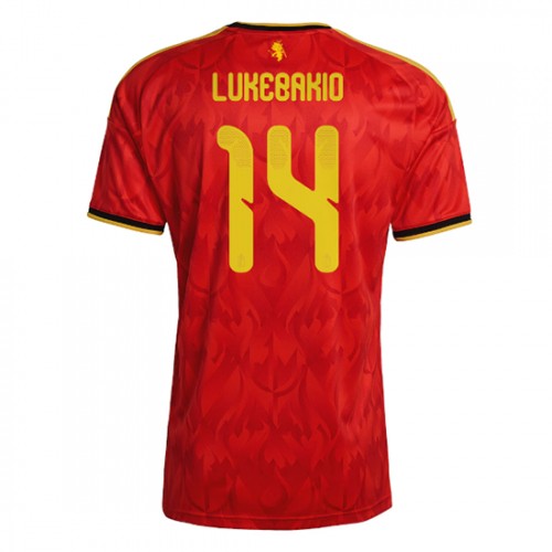 Futbalové dresy Belgicko MS 2026 Dodi Lukebakio #14 Domáci 1 Futbalové dresy Belgicko MS 2026 Dodi Lukebakio #14 Domáci