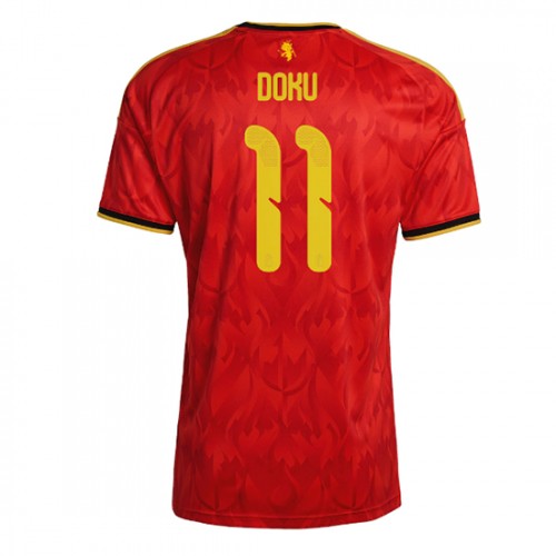 Futbalové dresy Belgicko MS 2026 Jeremy Doku #11 Domáci 1 Futbalové dresy Belgicko MS 2026 Jeremy Doku #11 Domáci